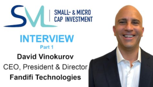10.05.2022: Interview mit David Vinokurov, CEO, President & Director, Fandifi Technologies – Teil 1