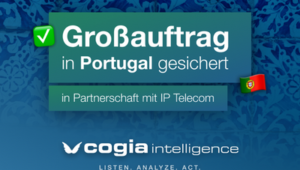03.08.2022 Cogia und IP Telecom geben den Abschluss ihres ersten gemeinsamen Deals