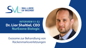 NurExone Biologic: Interview mit Dr. Lior Shaltiel (CEO) S1 E2