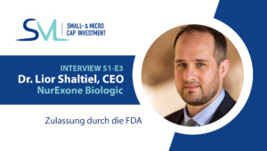 NurExone Biologic: Interview mit Dr. Lior Shaltiel (CEO) S1 E3