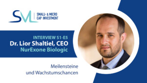 NurExone Biologic: Interview mit Dr. Lior Shaltiel (CEO) S1 E5